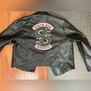 Southside Serpent Faux Leather Jacket Women’s